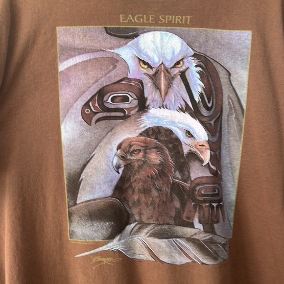 Vintage eagle spirit, graphic T-shirt - Picture 2 of 5